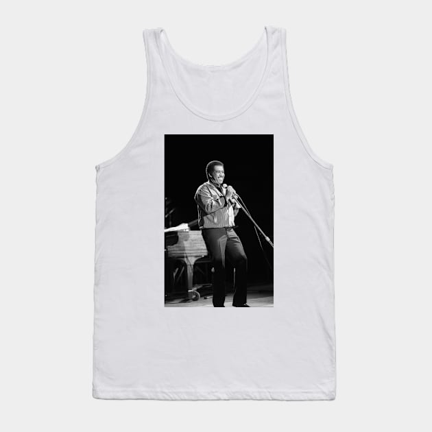 Ben E King BW Photograph Tank Top by Concert Photos